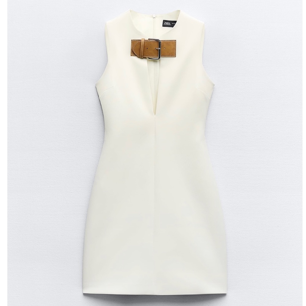 Zara BELTED TAILORED DRESS